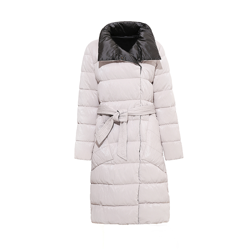 женская двухсторонняя тёплая куртка / пуховка